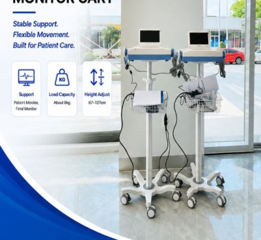 Xe Đẩy Monitor Sản Khoa PM-X3F - Monitor Cart