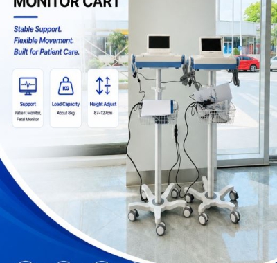 Xe Đẩy Monitor Sản Khoa PM-X3F - Monitor Cart