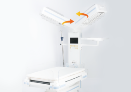Máy sưởi ấm trẻ sơ sinh BT-550 tích hợp hồi sức sơ sinh