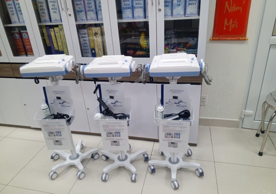Xe Đẩy Monitor Sản Khoa PM-X3F - Monitor Cart