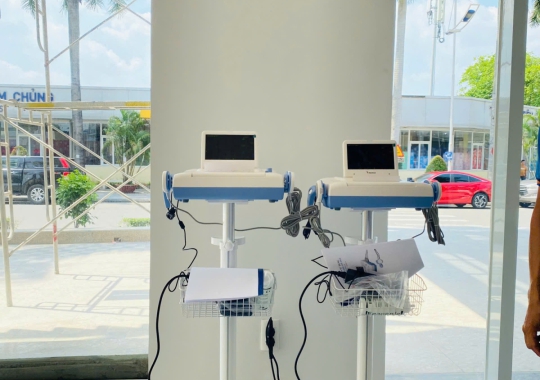 Xe Đẩy Monitor Sản Khoa PM-X3F - Monitor Cart