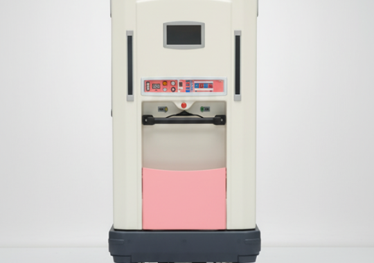 Xe đẩy thức ăn giữ nhiệt nóng - mát di chuyển bằng ắc quy điện - happy cart