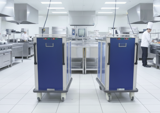 Xe đẩy thức ăn giữ nhiệt nóng - Happy cart Slimp