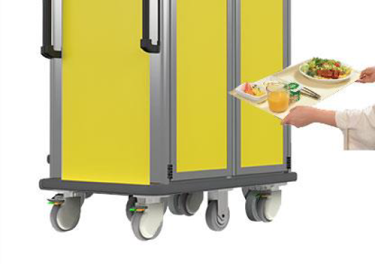 Xe đẩy thức ăn giữ nhiệt nóng - Happy cart Slimp