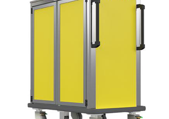 Xe đẩy thức ăn giữ nhiệt nóng - Happy cart Slimp